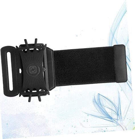 Housoutil Phone Wristband for Jogging Rotatable Forearm Armband Lightweight and Breathable Mobile Holder for Running Cycling Hiking Black in Saudi Arabia