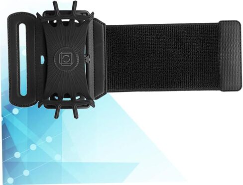 Housoutil Phone Wristband for Jogging Rotatable Forearm Armband Lightweight and Breathable Mobile Holder for Running Cycling Hiking Black in Saudi Arabia