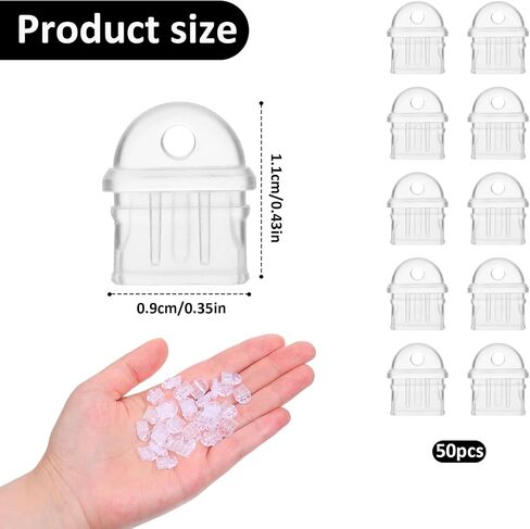 50 Pcs USB C Dust Plug Transparent Type C Plug Cover Charging Port Caps USB-C Port Cover Anti Dust Covers Plugs Covers Protector Compatible with Most Type-C Devices Smart Phones Laptops in Saudi Arabia
