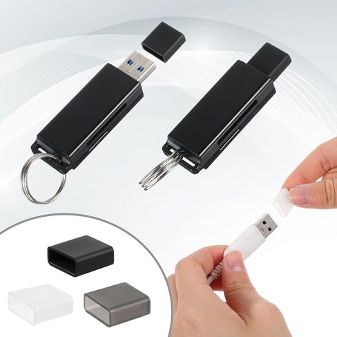 غطاء غطاء USB ، 30 قطعة USB من الذكور غطاء قابس مضاد للغطاء سيليكون-غلاف USB يغطي USB-CAP ، 3 ألوان in Kuwait