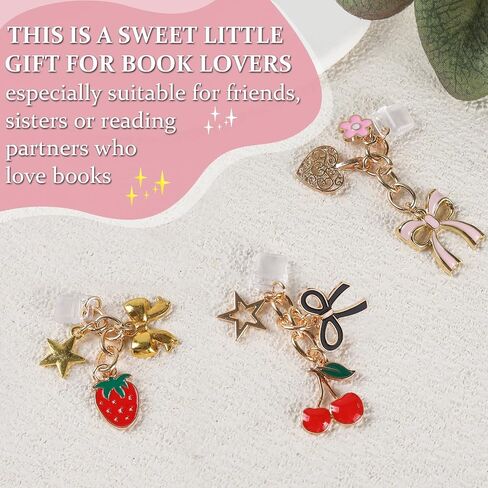 Type C Dust Plug Charm for Kindle - 3Pcs Dust Plug Charms Compatible with Kindle Phone, E-Reader Accessories in Saudi Arabia