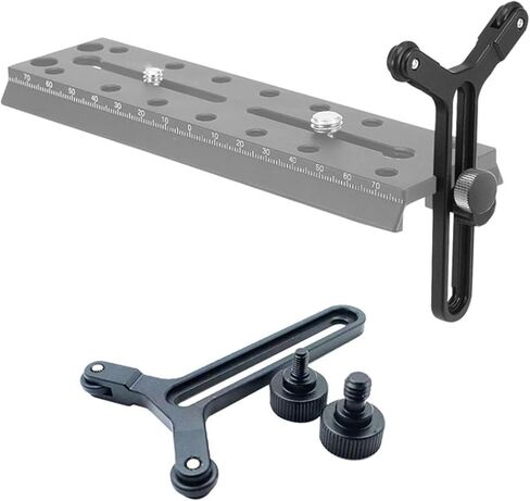 Camera Long Lens Bracket Support, Y-Shaped Lens Bracket for DJI Rs3 Gimbal Plate Lens System Mount in Saudi Arabia
