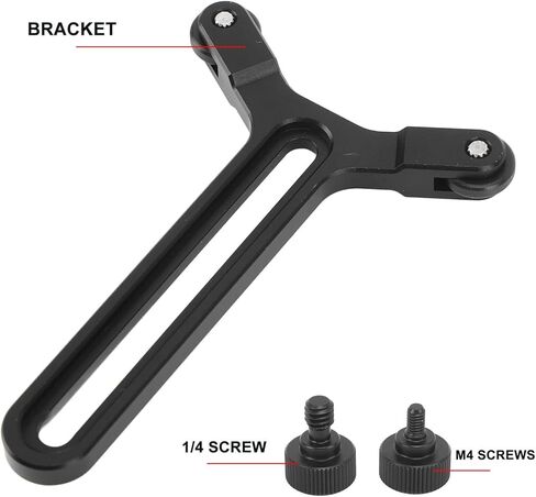 Camera Long Lens Bracket Support, Y-Shaped Lens Bracket for DJI Rs3 Gimbal Plate Lens System Mount in Saudi Arabia