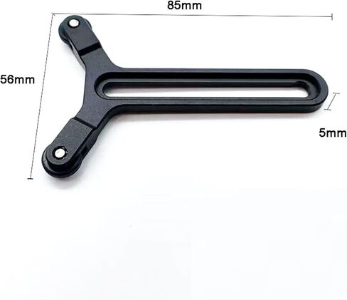 Camera Long Lens Bracket Support, Y-Shaped Lens Bracket for DJI Rs3 Gimbal Plate Lens System Mount in Saudi Arabia