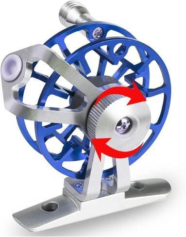 Winter Ice Fishing Wheel Fly Reels Heavy Duty Aluminum Fly Fishing Reels for Trout Fishing Tackle in Saudi Arabia