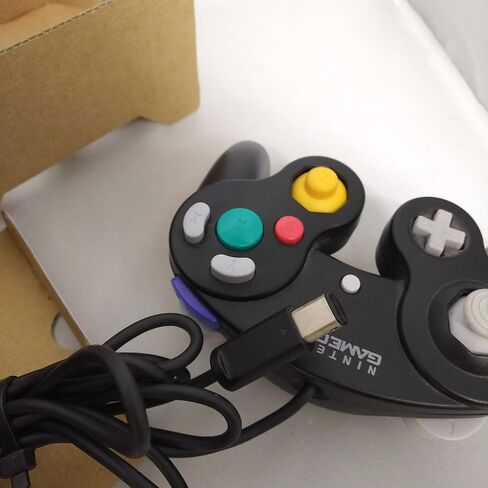 وحدة تحكم - طائرة (أسود) - Gamecube (متجدد) in Saudi Arabia