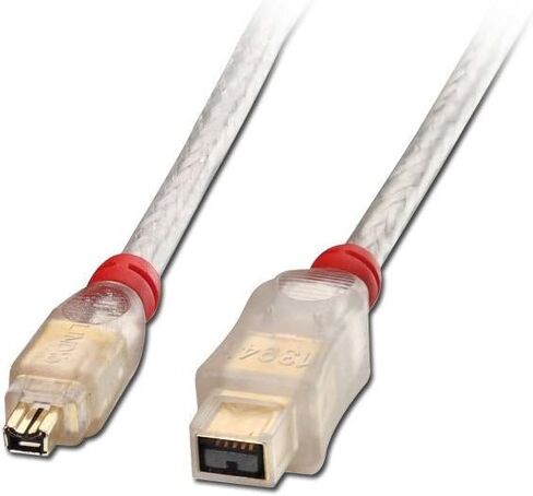 Lindy 0.3m Premium Firewire 800 Cable - 4 Pin Male to 9 Pin Bilingual Male (30784) in Saudi Arabia