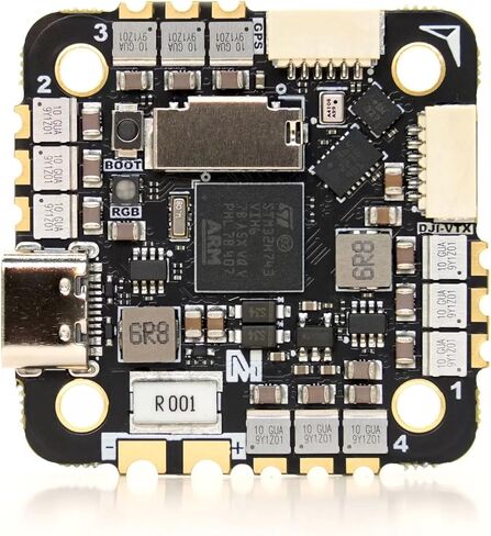 Micoair743v2 AIO Controller مع 45a 4in1 ESC (مغلف المعادن) ، STM32H743 ، IMU المزدوج ، مقياس البارومتر ، 2-6S الدعم O3/O4 ، متوافق مع Ardupilot ، PX4 ، Betaflight ، inav in Kuwait