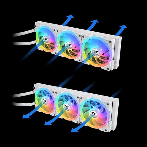 Magfloe 420 Ultra CPU سائل التبريد/Intel & AMD متوافق/3x140mm 500 ~ 2000 دورة في الدقيقة SWAFAN EX/420MM CRADIATIAR/MAGFORCE 2.0/3.95 in Saudi Arabia