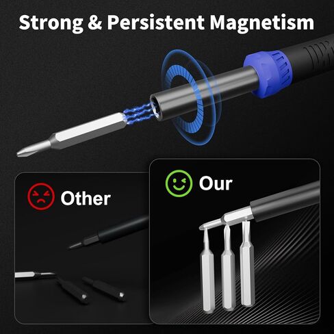 STREBITO Precision Screwdriver Set 64 in 1 Small Screwdriver Set with Torx, Triwing, Pentalobe Star, Mini Repair Tool Kit for Computer, PC, Laptop, Phone, PS5, XBOX, Switch, Eyeglasses, Electronic in Kuwait