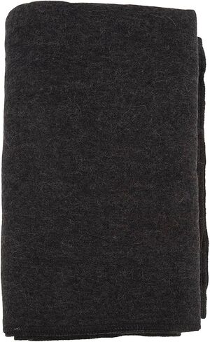 Wool Blend Gray Blanket, 66" X 90" in Kuwait