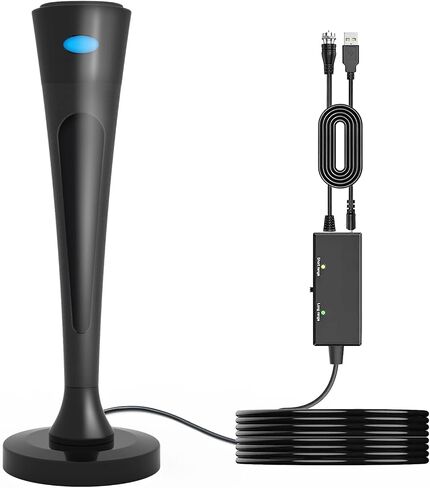 2025 TV Antenna for Local Channels,Long Range TV Antenna Indoor/Outdoor, HD Antenna for Smart TV with 16.5ft Cable Supports 4K 8K 1080p in Saudi Arabia