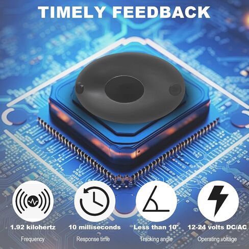 Infrared Sensor Kit for Gate Opener, Outdoor Gate Safety Photocell IR Beam Photo Eye Sensor Motion Detector, Photoelectric Beam Infrared Sensor for Automatic Garage Door Window Opener, Replace TC102 in Saudi Arabia