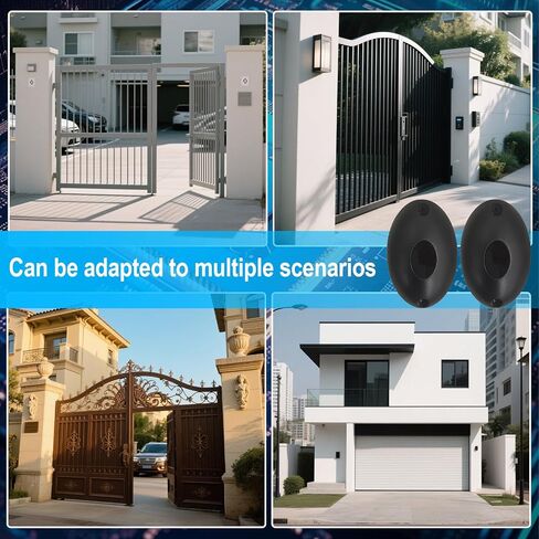 Infrared Sensor Kit for Gate Opener, Outdoor Gate Safety Photocell IR Beam Photo Eye Sensor Motion Detector, Photoelectric Beam Infrared Sensor for Automatic Garage Door Window Opener, Replace TC102 in Saudi Arabia