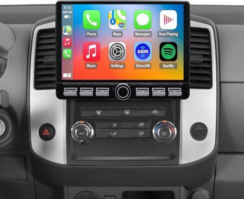 Qled Radio for Nissan Frontier Xterra 2009 2010 2012 ، استبدال ستيريو شاشة اللمس ، و Wireless Carplay Android Auto ، و 4G LTE Network ، ودعم SWC ، وكاميرا احتياطية مجانية in Kuwait