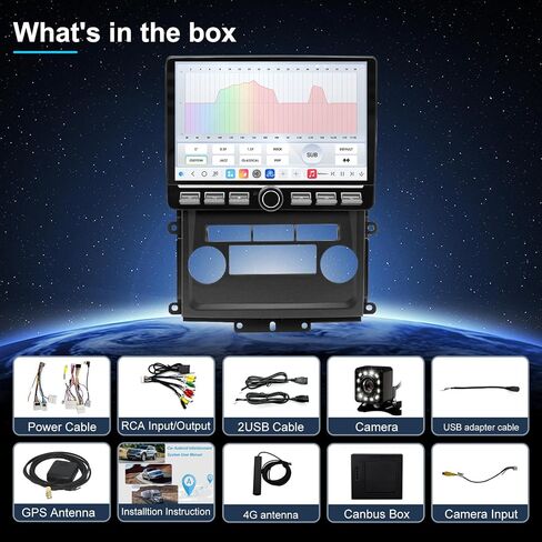 Qled Radio for Nissan Frontier Xterra 2009 2010 2012 ، استبدال ستيريو شاشة اللمس ، و Wireless Carplay Android Auto ، و 4G LTE Network ، ودعم SWC ، وكاميرا احتياطية مجانية in Kuwait