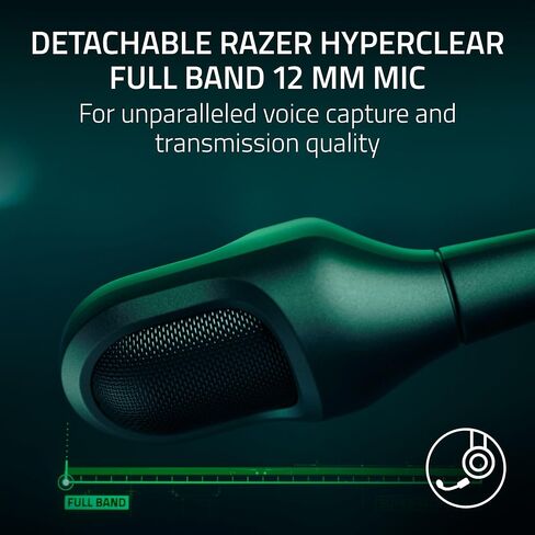 Razer BlackShark V3 Pro Wireless ANC Gaming Headset for Xbox: Full Band Mic - 50mm Drivers - 2.4 GHz, Bluetooth, USB, 3.5mm - Works with PC, Mac, PS5, Nintendo Switch - Long Battery Life - Black in Saudi Arabia