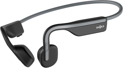 Shokz OpenMove - سماعات Bluetooth Sport Open Open ، سماعات الأذن اللاسلكية التوصيل العظمي ، عازلة للتجول للتشغيل والتدريبات ، مع حزمة ملصقات ، رمادية in Saudi Arabia
