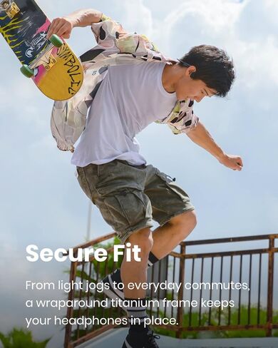 Shokz OpenMove - سماعات Bluetooth Sport Open Open ، سماعات الأذن اللاسلكية التوصيل العظمي ، عازلة للتجول للتشغيل والتدريبات ، مع حزمة ملصقات ، رمادية in Saudi Arabia
