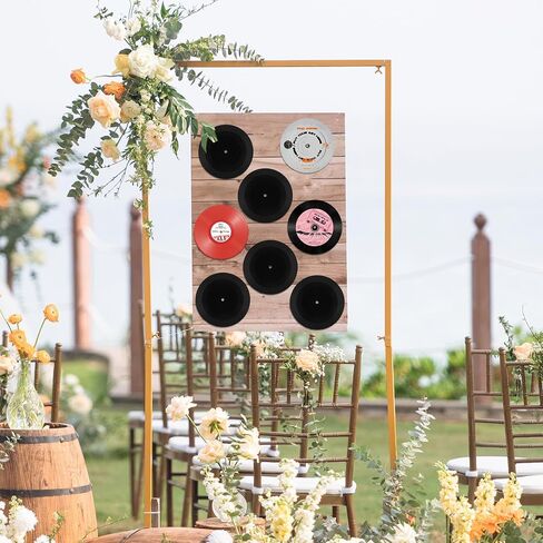 20pcs Blank Vinyl Records 7 Inch for Wall Decor, Doodle on Fake Records, Props for Music Party Wedding Signing Table No. Vintage Decor in Saudi Arabia