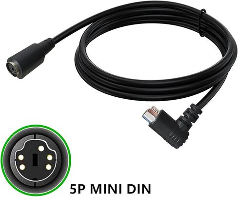 S Video 5pin Cable Wire Male to Female Small Din 5pins S-Video Line لأجهزة تلفزيون الكاميرات وجهاز العرض in Saudi Arabia