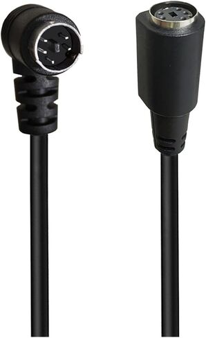 S Video 5pin Cable Wire Male to Female Small Din 5pins S-Video Line لأجهزة تلفزيون الكاميرات وجهاز العرض in Saudi Arabia