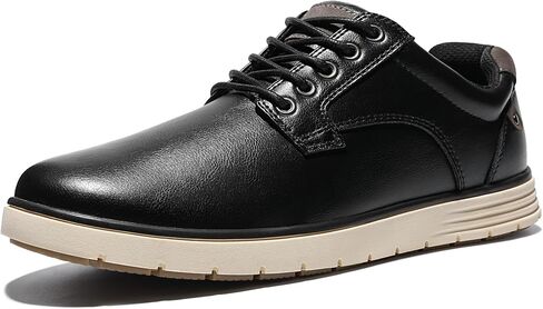 NCCB Men's Casual Dress Sneakers Lace Up Formal Oxfords Dress Shoes for Men Slip-on Comfortable Brown Shoes for Bussiness/Travel/Work in Kuwait