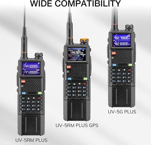 Baofeng تم ترقيته BL-5RH بالإضافة إلى بطارية 5200 مللي أمبير في الساعة مع منفذ شحن USB-C ، بطارية LI-ION القابلة لإعادة شحن UV-5RM PLUS/5RM/AR-5RM/UV-5RM Plus GPS/5RH/5RH PRO in Kuwait