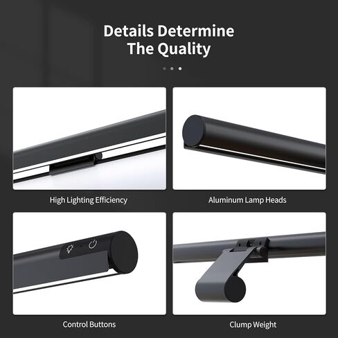Monitor Light Bar, Adjustable Brightness and Color Temperature, Glare-Free, Low Blue Light,Anti-Glare Design for Office, Home, and Gaming in Saudi Arabia