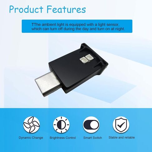USB Type C Ambient Light - 4pcs 8 Colour in Kuwait