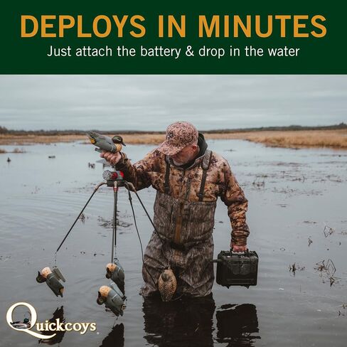 نظام صيد البط نظام شرك | ملحقات صيد Duck Decoys ، حفارة الحركة للخرافات ، الحركة الواقعية ، (يتم بيع الأفخاخ بشكل منفصل) in Saudi Arabia