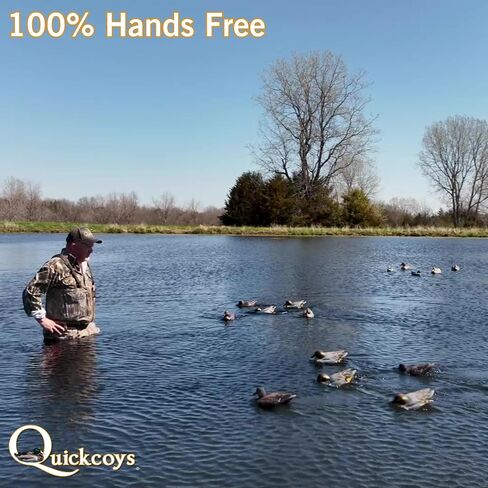 نظام صيد البط نظام شرك | ملحقات صيد Duck Decoys ، حفارة الحركة للخرافات ، الحركة الواقعية ، (يتم بيع الأفخاخ بشكل منفصل) in Saudi Arabia
