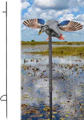 11.3ft في الهواء الطلق قطب البط شرك ، أعمال الصيد مع شركان جناح الغزل ، وملحقات الصيد البط ، لا يتم تضمين أفخور البط in Kuwait