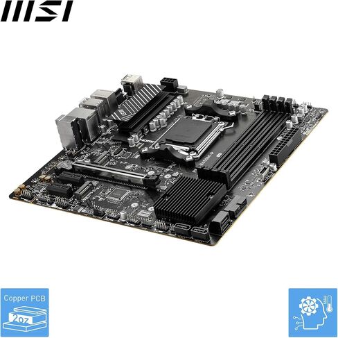 MSI PRO B650M-P V1 Motherboard, Micro-ATX - Supports AMD Ryzen 9000/8000 / 7000 Series Processors, AM5 - DDR5 Memory Boost 6000+MHz/OC, 1 x PCIe 4.0 x16, 2 x M.2 Gen4, 2.5G LAN in Saudi Arabia