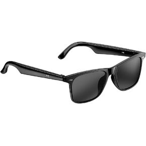 W100 Smart AI Translation Glasses – 163 Languages Real-Time Translator, Bluetooth 6.0 Audio Sunglasses, AI Voice Assistant, IP67 Waterproof, Long Battery Life (Black) in Saudi Arabia