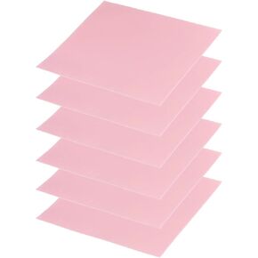 PATIKIL Thermal Pads 100x100x0.5mm, 6 Pack Silicone Cooling Thermal Pad for CPU GPU IC PCIe M.2 2280 SSD NVMe Heatsink, Pink in Kuwait