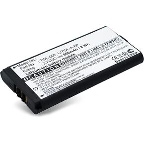بطارية Lionx لـ Game Console Fit Model DSI ndsi ndsil رقم الجزء TWL-003 C / TWL-A-BP CS-TWL003SL 550MAH / 2.04WH 3.7V LI-POLYMER أسود in Saudi Arabia
