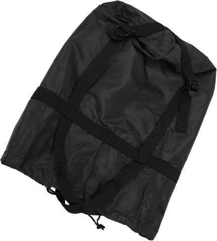 Outdoor Camping Nylon Sleeping Bags Clothing Compression Storage Bag Stuff Sack Lightweight Durable Travel Organizer For Hiking Backpacking Travelers Black 43x23cm in Saudi Arabia