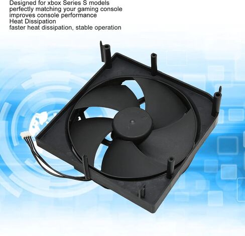 Replacement Internal Cooling Fan, Compact Lightweight Design, High Grade ABS Material, Faster Heat Dissipation, Extended Service Life with Easy Installation, for Series S Game in Saudi Arabia