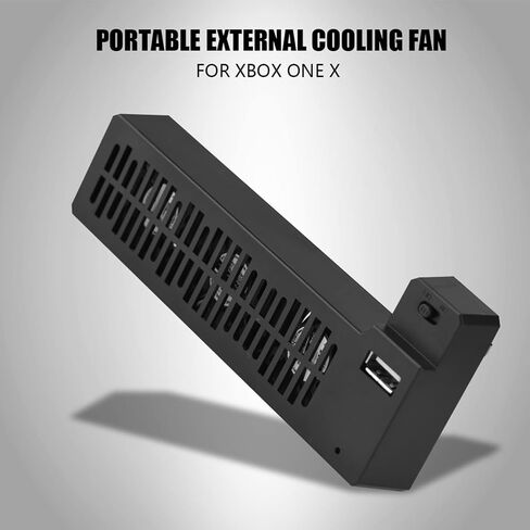 External Cooling Fan, Portable USB Heat Reducing Cooler Fan, Cooling Fan Side Mounted Replacement Part for ONE X Game Console in Saudi Arabia