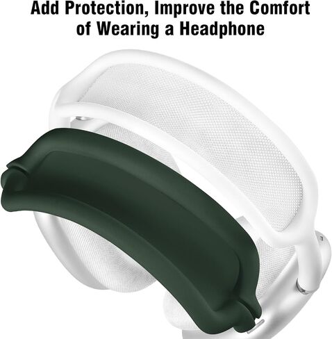 Filoto Case for Airpods Max Headphones, Ear Pad Case Cover/Ear Cups Co ver/Headband for AirPods Max (USB-C/Lightning)(2024/2020), Silicone for Apple Airpod Max, Accessories Cases (Black) in Kuwait
