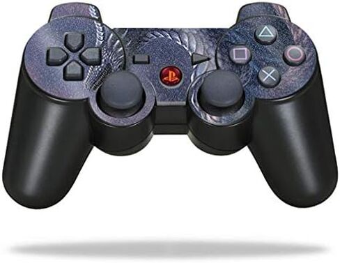 Mayyskins Glossy Glitter Skin for Sony PlayStation 3 PS3 Controller - Dragon Fantasy | واقي ، دائم عالية اللمعان اللمعان النهائي | من السهل تطبيق الأنماط وإزالتها وتغييرها | صنع في الولايات المتحدة in Saudi Arabia