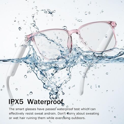 Blue Light Smart Glasses with Speaker, Audio & Mic, Open-Ear Clear Sound in Saudi Arabia