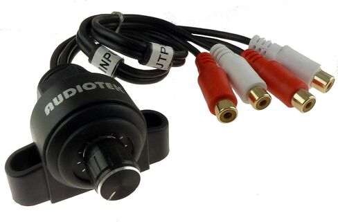 Audiotek Universal Car Amplifier Bass RCA Gain Lever in Saudi Arabia