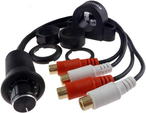 Audiotek Universal Car Amplifier Bass RCA Gain Lever in Saudi Arabia