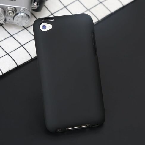 Ipod Touch 4 Case ، iPod Touch4 Case Protection Case Ultra Black Rubber Case Silicone Case Hard Blastic Pink و Black Drockproof Cover for Apple iPod Touch 4 ، 4th Gen (Clear Gray) in Saudi Arabia