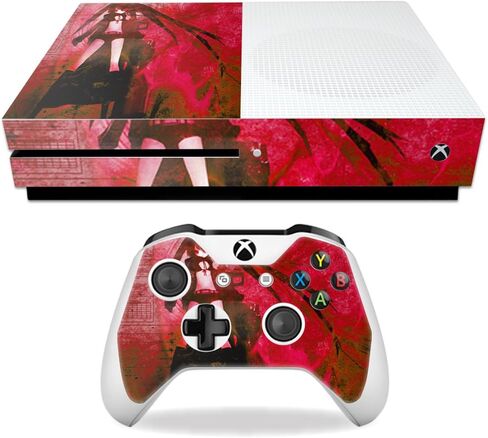 MightySkins Skin Compatible with Microsoft Xbox One S - Anime | Protective, Durable, and Unique Vinyl Decal wrap Cover | Easy to Apply, Remove, and Change Styles | Made in The USA in Saudi Arabia