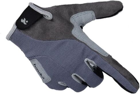 Totority Full Finger Climbing Gloves Heavy Duty Outdoor Hiking Gloves for Men Style Grey in Saudi Arabia