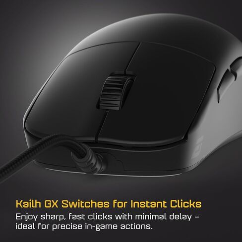 ENDGAME GEAR OP1 8k v2 Black – Esports Gaming Mouse with Cable, 30K DPI Optical Sensor, 8000Hz Polling, Hot-Swappable Switches & Claw-Grip Design in Kuwait