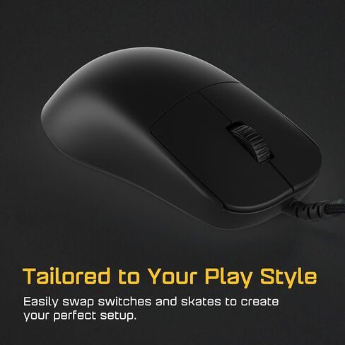 ENDGAME GEAR OP1 8k v2 Black – Esports Gaming Mouse with Cable, 30K DPI Optical Sensor, 8000Hz Polling, Hot-Swappable Switches & Claw-Grip Design in Kuwait
